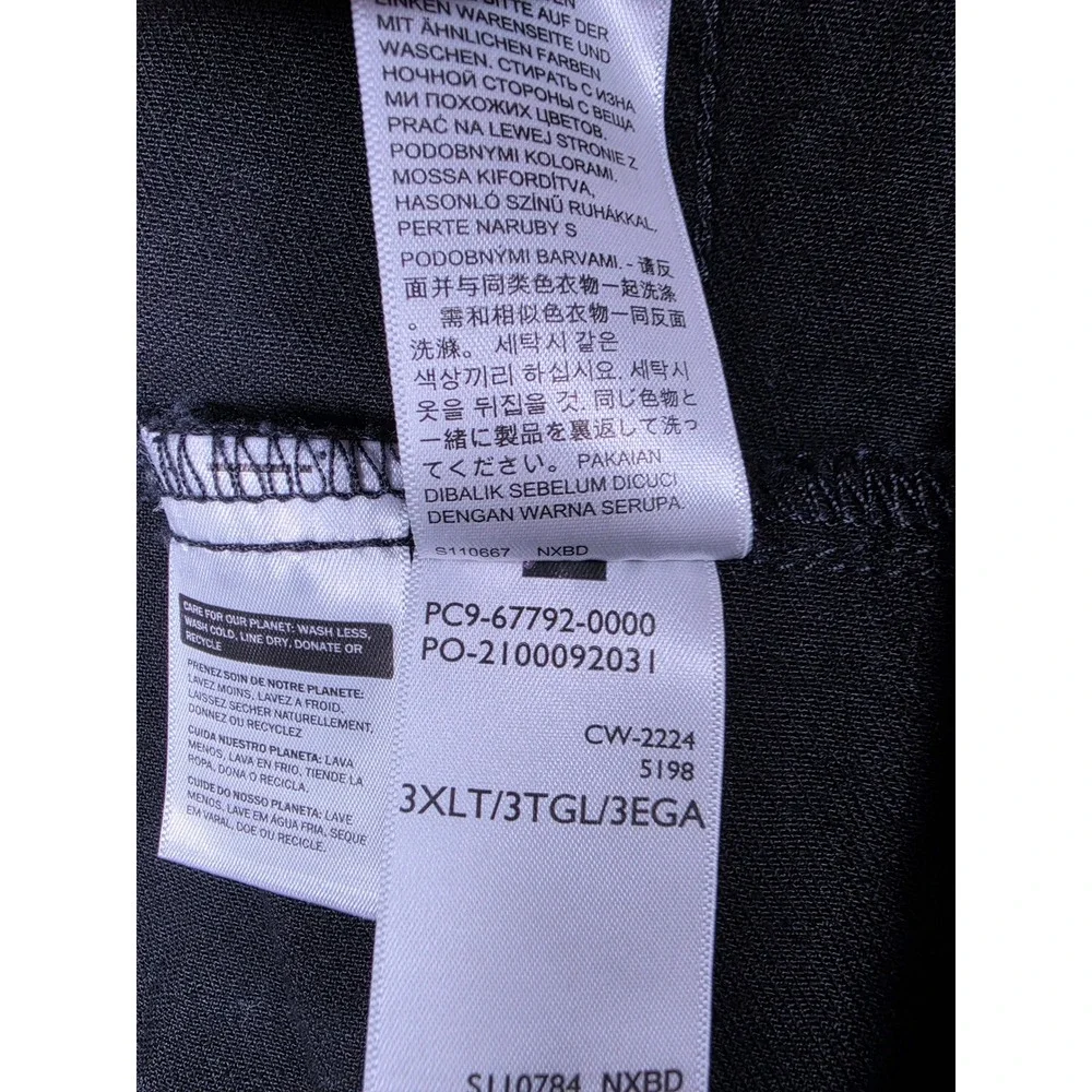 NEW Levi's Trucker Jacket Mens 3XLT Black Cotton Blend Stretch L/S Button Up